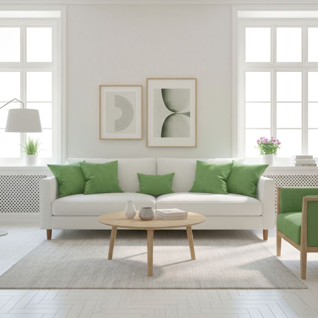 Salon lumineux scandinave